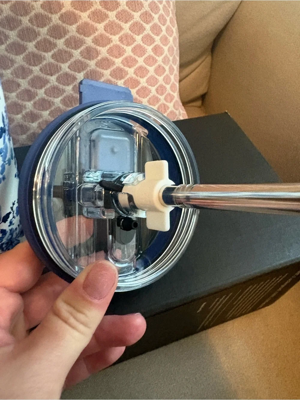BrüMate Blue Floral Santorini 40 oz Era Flip - Picture 7 of 8